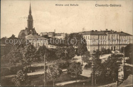 41489623 Gablenz Oberlausitz Kirche Schule  - Gablenz (Oberlausitz)