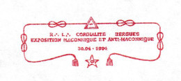 16 - FRANC-MAÇONNERIE (MASONIC) : E.M.Rouge Maçonnique EXPOSITION MACONNIQUE Et ANTIMACONNIQUE (x2) - Massoneria