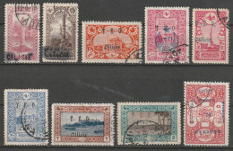 Cilicie N° 10, 49, 60, 63, 68, 69, 72, 73, 78 - Used Stamps