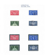 GB 1953-1970 Complete Collection Of Pre-decimal Commemorative Issues UMM + Nearly Complete Collection Used - Colecciones Completas