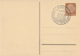 Allemagne Entier Postal Illustré Suhl 1938 - Interi Postali Privati