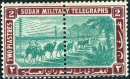 SUDAN BRITANNICO, SUDAN, TELEGRAFO, 1899, FRANCOBOLLI NUOVI (MNH**) Yt:SD TE13, Sg:SD T14 - Soudan (...-1951)