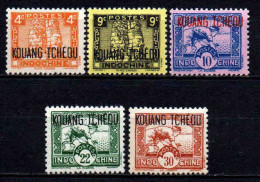 Kouang Tcheou  - 1942 - Tb Indochine Surch  -  N° 145/147/148/149/150 - Neufs ** - MNH - Unused Stamps