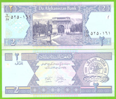 AFGHANISTAN 2 AFGHANIS 2002 P-65a UNC - Afghanistan