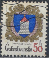 TCHECOSLOVAQUIE - Armoirie De Villes :Kamy Nad Vitavou - Used Stamps