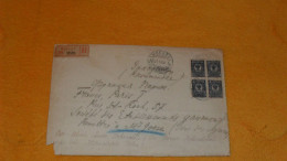 ENVELOPPE ANCIENNE DE 1922../ RECOMMANDE MOSCOU N°225..CACHETS MOCKBA POUR PARIS + TIMBRES X4 - Brieven En Documenten