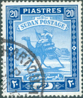 SUDAN BRITANNICO, SUDAN, CAMEL POST, 1935, FRANCOBOLLI USATI Scott:SD 50, Yt:SD 49 - Soedan (...-1951)