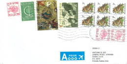 BELGIUM  - 2015, STAMPS COVER TO DUBAI. - Brieven En Documenten