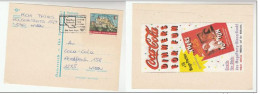 1992 Austria COCA COLA ADVERT LABEL  On Postal STATIONERY CARD Cover Drink Stamps - Covers & Documents