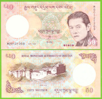 BHUTAN 50 NGULTRUM  2008 P-31a  UNC - Bhoutan