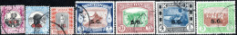 SUDAN BRITANNICO, SUDAN, PAESAGGI, LANDSCAPE, 1951, FRANCOBOLLI USATI Scott:SD O48-O50,O52-O55 - Soedan (...-1951)