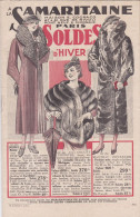 PARIS A LA SAMARITAINE CATALOGUE SOLDES D HIVER 1930 31 - Fashion