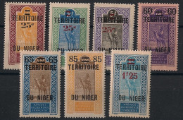NIGER - 1922-26 - N°YT. 18 à 24 - Série Complète - Neuf * / MH VF - Nuovi