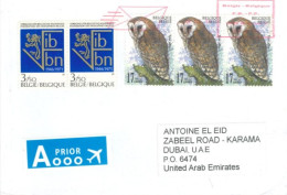 BELGIUM  - 2020, STAMPS COVER TO DUBAI. - Storia Postale