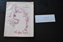 Jean COCTEAU LE CHIFFRE SEPT Chez Seghers 1952 Tirage Limité Litho Originale RARE EO édition En Bon état Lithographie - Auteurs Français