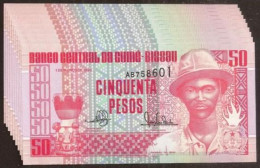 GUINEA-BISSAU. 10 Pieces X 50 Pesos 1990. UNC. - Guinee-Bissau