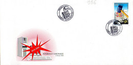 GABON 0996 Fdc Informatique, Bug De L'an 2000 - Informatica