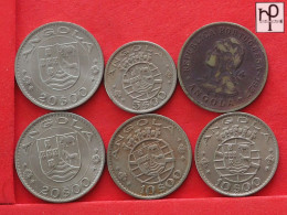 ANGOLA  - LOT - 6 COINS - 2 SCANS  - (Nº58106) - Kilowaar - Munten