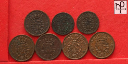 ANGOLA  - LOT - 7 COINS - 2 SCANS  - (Nº58113) - Mezclas - Monedas