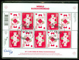 NEDERLAND * BLOK NVPH V 3067 - 3068 * BLOCK * BLOC * POSTFRIS GESTEMPELD  *  WERELD BLOEDDONORDAG - Used Stamps