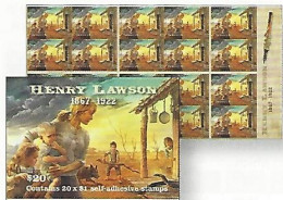 AUSTRALIA, 2017, Booklet 800, Henry Lawson, Writer And Poet - Libretti