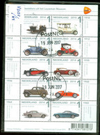 NEDERLAND * BLOK NVPH V 3155 - 3164 * AUTO KLASSIEKERS * ANTIQUE VOITURES * POSTFRIS  GESTEMPELD * CAT.W.EURO 20,00 - Used Stamps