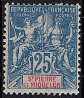 SAINT-PIERRE-ET-MIQUELON N°75 N* - Nuovi