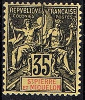 SAINT-PIERRE-ET-MIQUELON N°76 N* - Unused Stamps