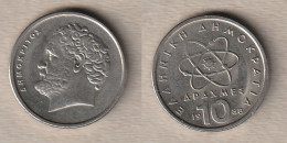 00008) Griechenland, 10 Drachmen 1988 - Grèce