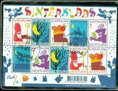 NEDERLAND * SINTERKLAAS * BLOK NVPH V 3108 - 3112 * POSTFRIS GESTEMPELD * CAT. W. EURO 20,00 - Gebraucht