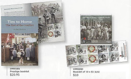AUSTRALIA, 2017, Booklet 861/862, 1914-1918 Centenary Of WWI, Booklet + Prestige Book - Postzegelboekjes