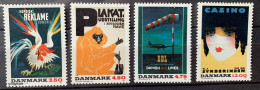 Denmark 1991, Poster Art, MNH Stamps Set - Neufs