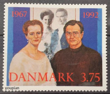 Denmark 1992, Silver Wedding Of Queen Margrethe And Prince Henrik, MNH Single Stamp - Neufs