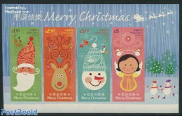 Hong Kong 2014 Christmas S/s S-a, Mint NH, Religion - Christmas - Nuevos