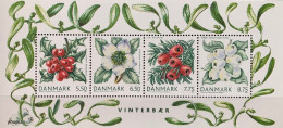 Denmark 2008, Christmas - Berries, MNH S/S - Ongebruikt