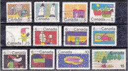 Canada U  439/450 (o) Usado. 1970 - Oblitérés