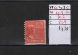 PRIX FIXE Obl 376 YT 418 MIC 811 SCO 807 GIB John Quincy Adams 1938 Etats Unis 58A/02  Dentelée Verticalement - Used Stamps