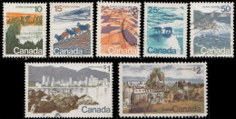 Canada U  471/477 (o) Usado. 1972 - Oblitérés