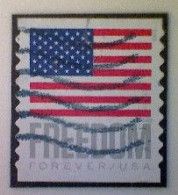 United States, Scott #5788, Used(o) Coil, 2023, Flag Definitive: Freedom Flag, (63¢) Forever - Gebraucht