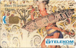 Malaysia - Kadfon (Chip) - Iban Warrior Dance, 5RM, Used - Malesia