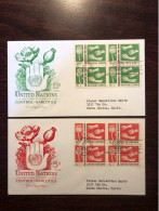 UNITED NATIONS UN UNO FDC 1964 YEAR NARCOTICS DRUGS HEALTH MEDICINE - Lettres & Documents
