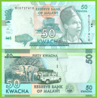 MALAWI 50 KWACHA 2016 P-64c UNC - Malawi