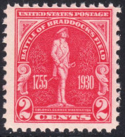 !a! USA Sc# 0688 MNH SINGLE (a3) - Braddocks Fields - Unused Stamps