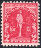 !a! USA Sc# 0688 MNH SINGLE (a5) - Braddocks Fields - Ongebruikt