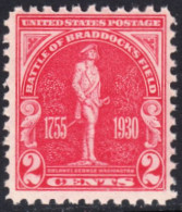 !a! USA Sc# 0688 MNH SINGLE (a5) - Braddocks Fields - Unused Stamps