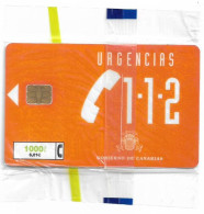 Spain - Telefónica - Urgencias 112 - CP-165 - 08.1999, 1.000PTA, 5.000ex, NSB - Commemorative Advertisment