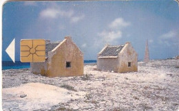 BONAIRE(NETH.ANTILLES) - Slave Huts, First Chip Issue 120 Units, Tirage %5000, Used - Antillas (Nerlandesas)