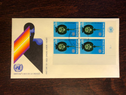 UNITED NATIONS UN UNO GENEVA FDC 1973 YEAR NARCOTICS DRUGS HEALTH MEDICINE - Storia Postale