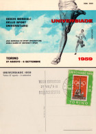 UNIVERSIADE 1959  : TORINO - ITALIA / WORLD GAMES OF UNIVERSITY SPORT : PALLACANESTRO / BASKET-BALL (an005) - Basketbal