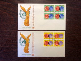 UNITED NATIONS UN UNO GENEVA FDC 1978 YEAR SMALLPOX VARIOLE HEALTH MEDICINE - Briefe U. Dokumente